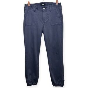 PAIGE Mayslie Joggers Gray Utility Stretch Twill Pants Women’s Size 28